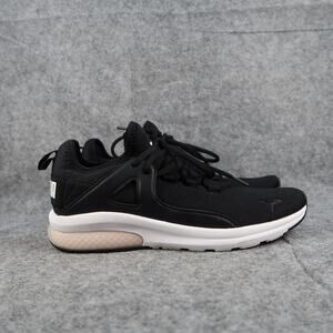 Puma Shoes Womens 9 Athletic Trainers Electron 2.0 Sneaker Lace Up Casual Black